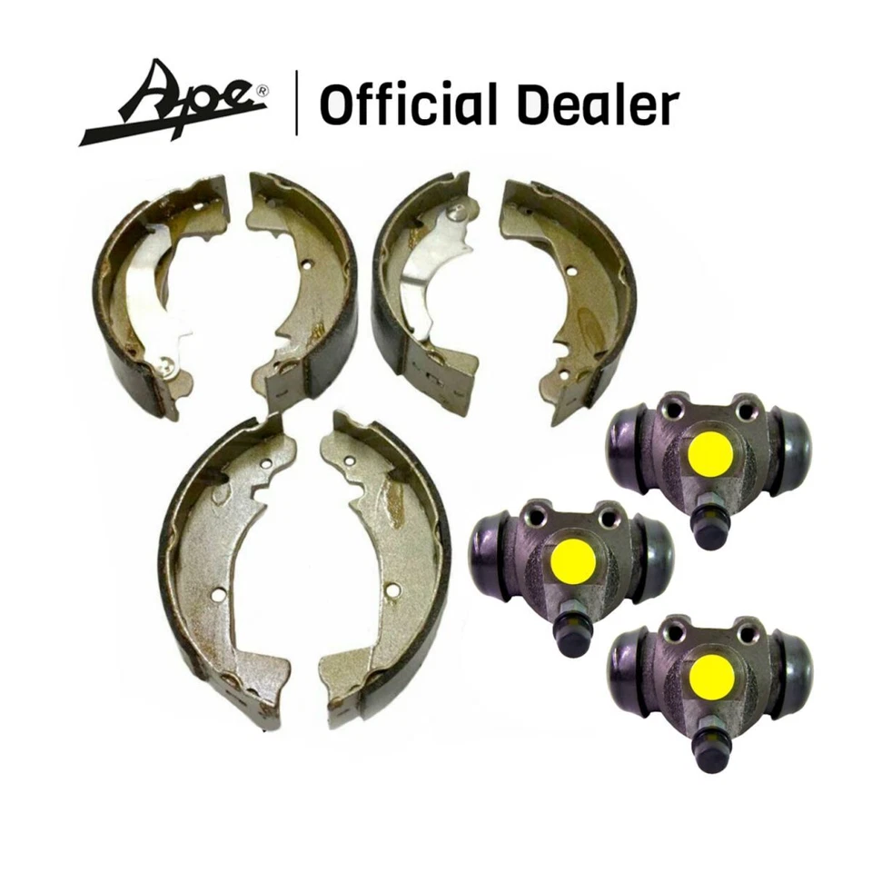 RMS GANASCE FRENO ANTERIORE + POSTERIORE PIAGGIO APE MP 501 600 601 CAR P2 P3 +