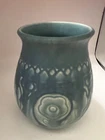 Antique Rookwood Pottery Vase 1926 XXVI #2855 BLUE Impressed Floral Design 4.5"