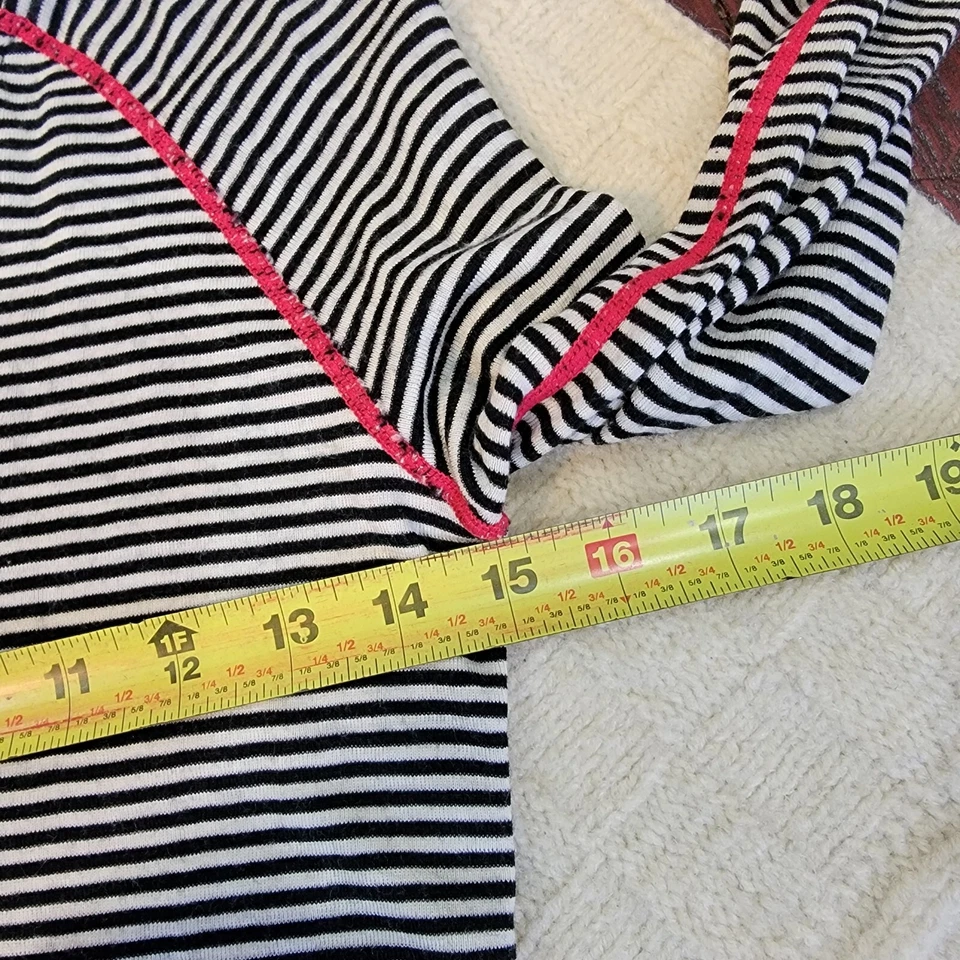 Top de manga larga con capucha capa base de lana Dakini talla S negro rosa Foto 4 de 4