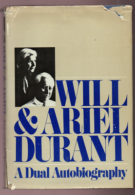 Dual Autobiography by Ariel Durant and Will Durant -Both Signed, 1st-1977