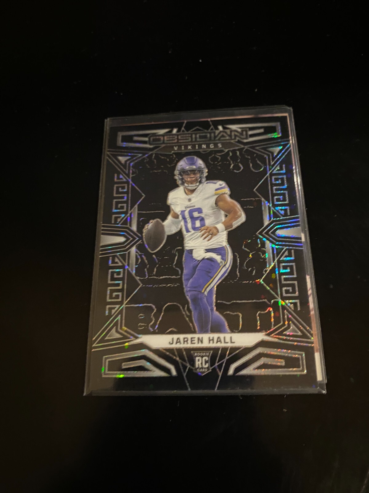 Jaren Hall 2023 Panini Obsidian RC Vikings 165