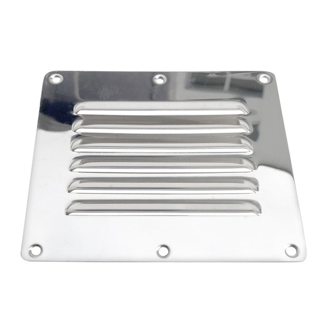 Marine Stainless Steel 6 Slots Boat Air Vent Louver Grill Cover Vent 5