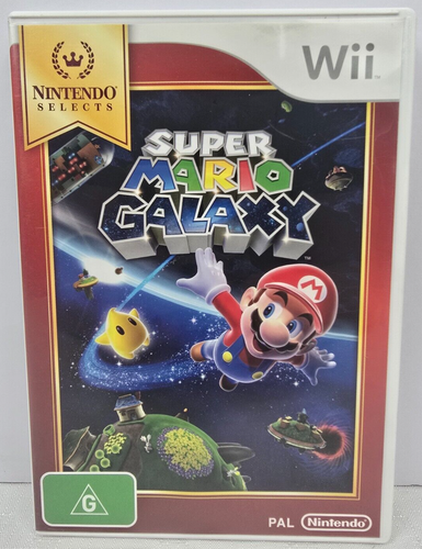 Super Mario Galaxy Game Complete Nintendo Wii 2007 PAL