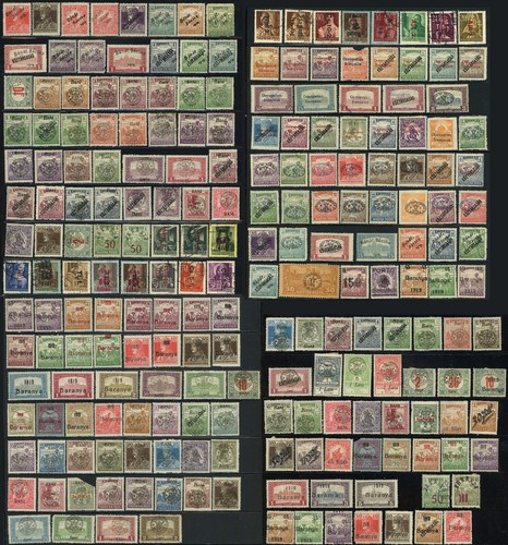 Ungarn Serbisch Rumänische Besetzung Briefmarkensammlung 1919-1920 gebraucht MLH