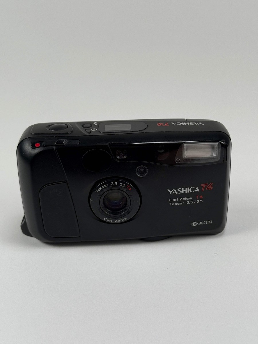 Yashica T4 T* Carl Zeiss 35mm F3.5 Lens Camera black | eBay