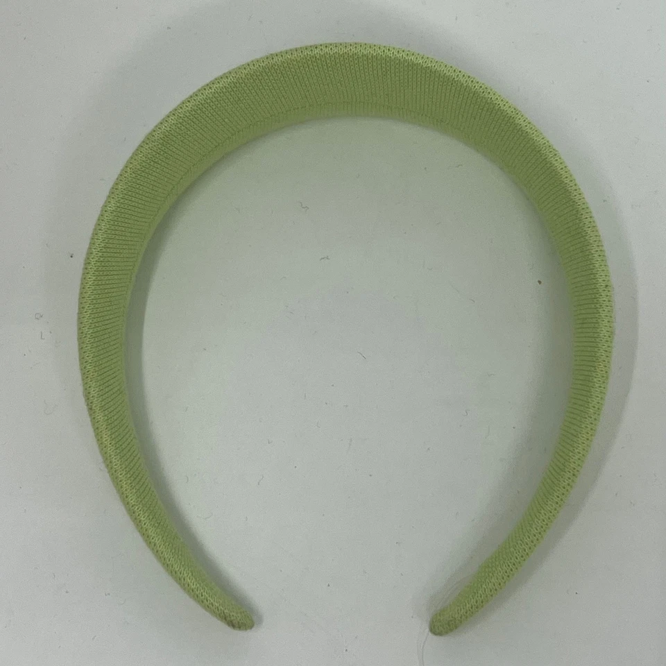 Lacoste Chartreuse 绿色头带带鳄鱼标志女式 1 码复古全新带标签 — 第 4/4 张图片