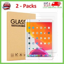 2-Pack HD Tempered GLASS Screen Protector for Apple iPad 5th 6th Generation