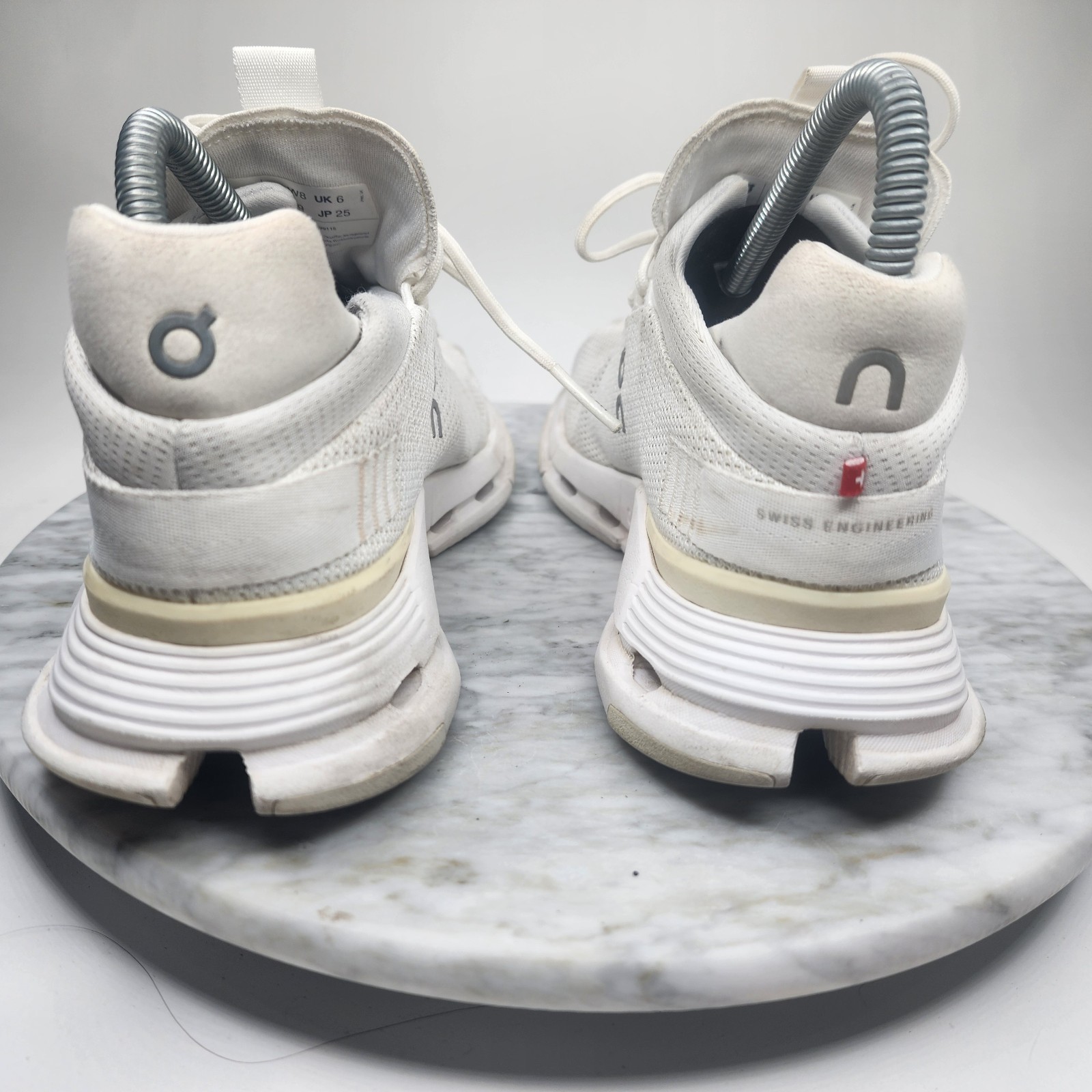 On Cloud Cloudnova Running Athletic Shoes All Whi… - image 7