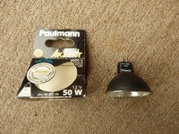 Paulmann Halogenlampe GU5,3, 12V, 50W, 38°, 832.54, Akzent, 4000H, Schwarz