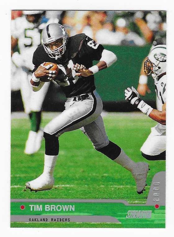 2000 Stadium Club Tim Brown Oakland Raiders Football Card #39 HOF
