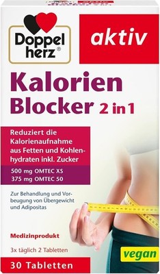 Doppelherz Kalorien Blocker 2 in 1 Medizinprodukt 30 Tabletten Diät Abnehmen