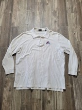 Antigua Colorado Avalanche Polo Shirt Mens XXL Long Sleeve NHL Hockey Fan