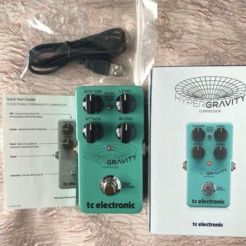 Pedal Compresor HyperGravity TC Electronic Usado Con USB, Caja, Manual