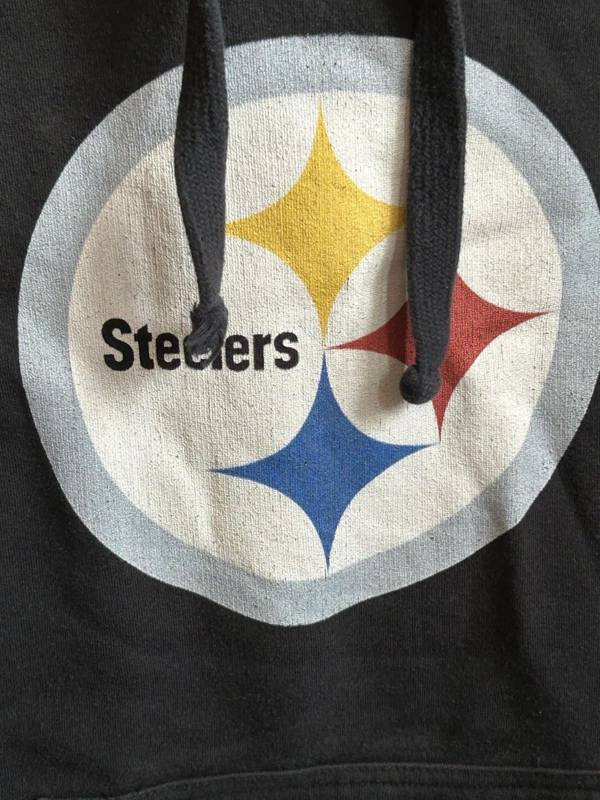 VETEMENTS Felpa nera con cappuccio Pittsburgh Steelers #19 JuJu Smith Schuster taglia adulta small