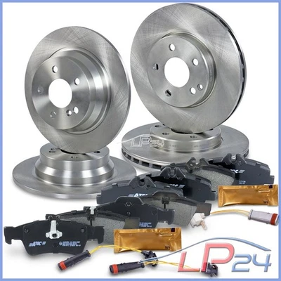 4X DISQUE+PLAQUETTES DE FREIN AVANT+ARRIÈRE POUR MERCEDES CLASSE E W211 200-320 - Photo 1/4