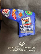 Scotty Cameron Gallery Exclusive SO-CAL TRIPPER BLUE PATCHES Blade Headcover NEW