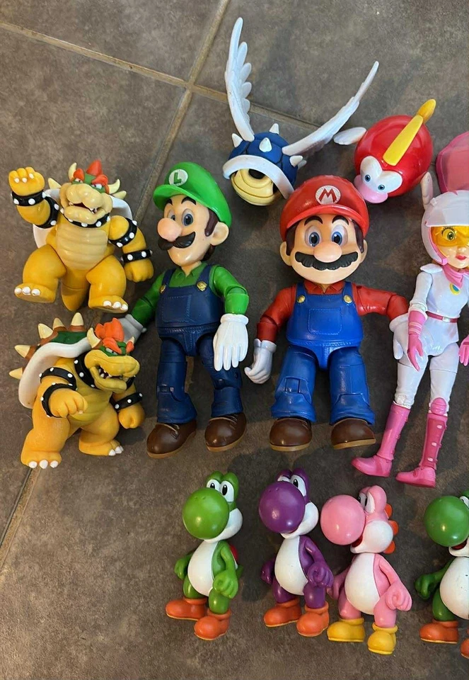 Лот товаров Jakks Super Mario Brothers Игрушечная Экшн-фигурка 22 игрушки - Изображение 2 из 4