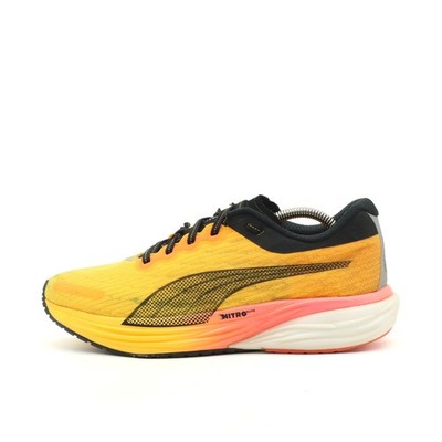 PUMA Herren Deviate Nitro Elite Sneaker Gelb Mesh ämpfung Laufschuhe EU 42