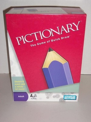 Pictionary The Game of Quick Draw Adult Version
