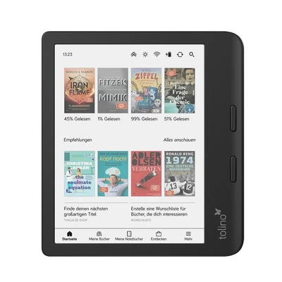 tolino vision color, eReader, Ergonomische Form, Wasserabweisendes IPX8