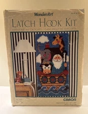 Vtg Noah's Ark Latch Hook Kit