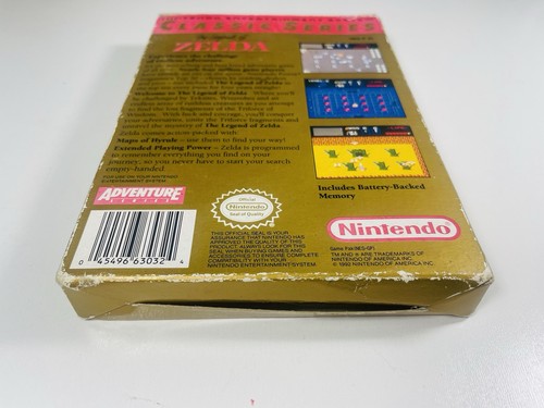 The Legend of Zelda -- NES Nintendo Original Authentic Box & Styrofoam Only - Picture 8 of 11