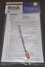 Digitrax DN136D N/HO Scale 3 function hardwire decoder.