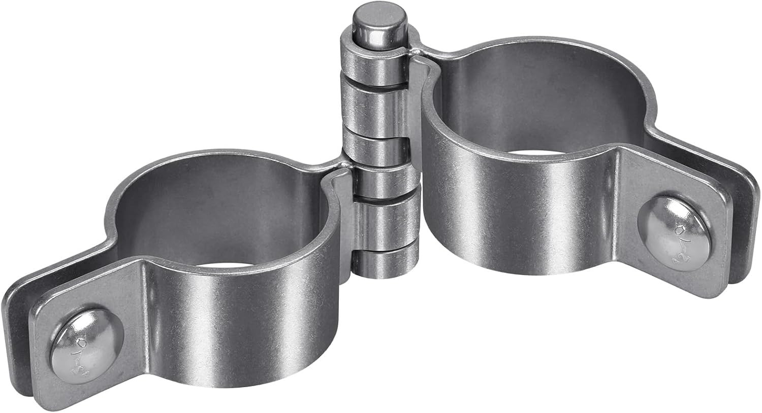 2-3/8” Chain Link Gate Post Hinge Kit, 304 Stainless, 4Pc Male/Female, 500lb Max