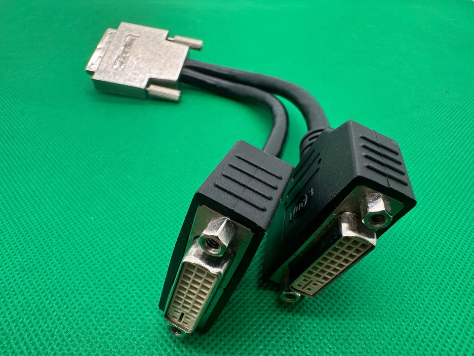 Genuine ATI FireMV 2400 2450 VHDCI Y-Cable 6111020400G GK5928 - Image 3 of 3