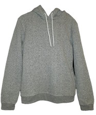 NWT M Men's Gray Hoodie Sweatshirt w/Side Pockets Goodfellow  Co MSRP 28