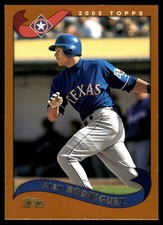 Alex Rodriguez 2002 Topps #640 Texas Rangers MLB READ FREE SHIPPING AutographDen