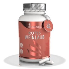 [195,02€/1kg] Rotes Weinlaub Rosskastanie Rutin Steinklee Vit. C BIOMENTA 125St.