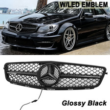 Grille Wled Star For Mercedes Benz C-class W204 2008-2014 C250 C300 C350 Grill