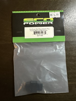 EcoPower One Piece Adapter Plug - Tamiya Male To XT60 Female - ECP-1500