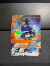 2017 Topps Chrome Freshman Flash Orange Refractors #FF6 Orlando Arcia /25