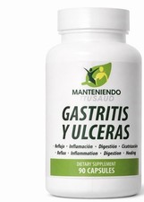 Manteniendo Tu Salud Gastritis Ulceras Support Dietary Supplement 90 Capsules