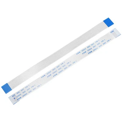 UXCELL Câble plat flexible150mm 1mm Pas 10 broches FPC FFC Flexible Câble ruban, 20Pcs