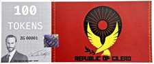 Republic of Gilead Paper (Polymer) Money 100 Tokens Banknote - Fantasy Currency