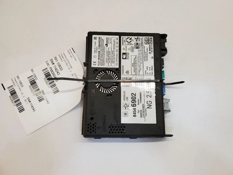 2018 - 2022 CADILLAC XT5 Chassis ECM Information-gps-tv Center Dash Telematics - Image 4 of 4