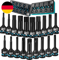 "Libraton Schlag Hex Torx Bit SteckschlüSsel Set, 1/2\" Kraft, S2-Stahl, 9-Tlg Ste"