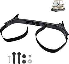 CLUBRALLY Golf Cart Bag Holder with Screws, 2 Seat Golf Bag Attachment for 1987-