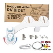 RV Hot and Cold Water Bidet Toilet Seat Attachment