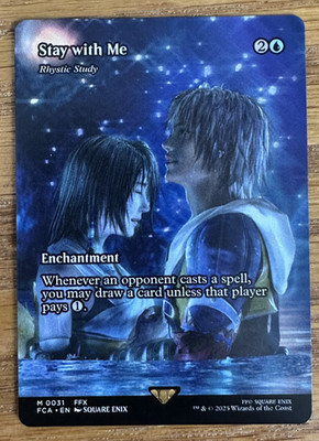 リスティックの研究　最後まで　Stay with Me FFX 英語 MTG Final Fantasy Through the Ages, Stay with Me (Rhystic Study