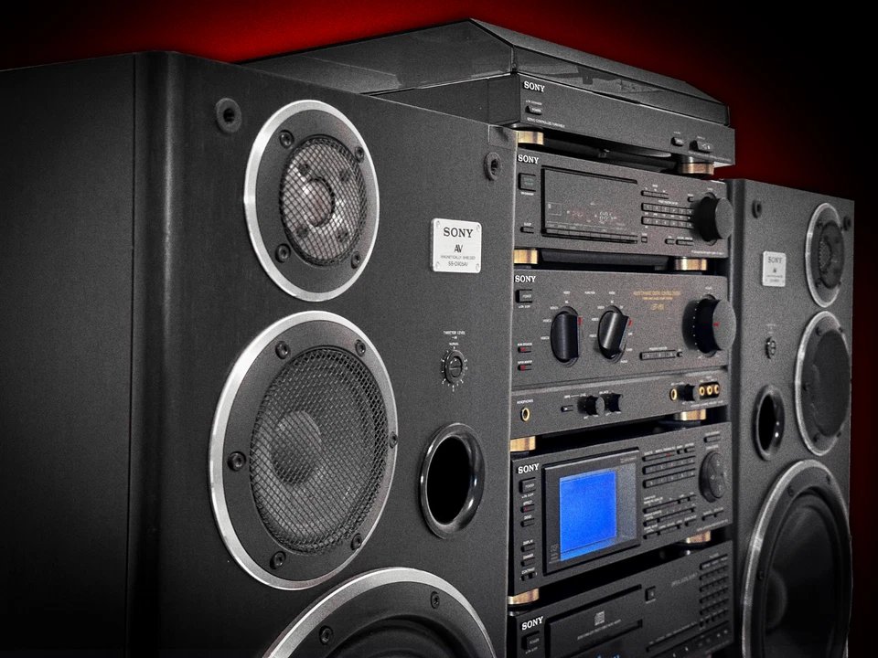 SONY JAPAN Hi-Fi 🌈RaRe🌈 Flagship Vintage Component Stereo System - Image 4 of 4