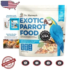 5lb Parrot Food Blend - Seedless, Grain-Free, All Life Stages, USA Made