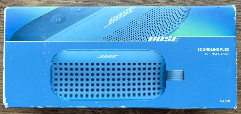 BOSE 887612-0200 SoundLink Flex 2nd Gen Portable Bluetooth Speaker Blue Dusk NEW - Image 2 of 4