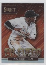 2022 Panini Select En Fuego Holo Prizm Jazz Chisholm #EF19 0q0m