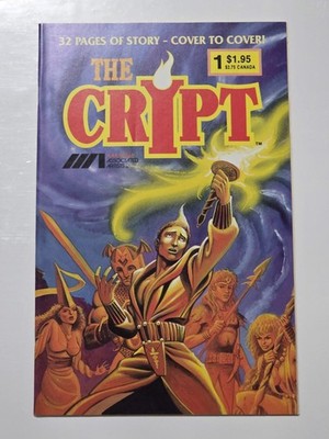 THE CRYPT #1 ONE-SHOT (AAAARGH! ASSOCIATED ARTISTS 1987) WRAPAROUND HORROR