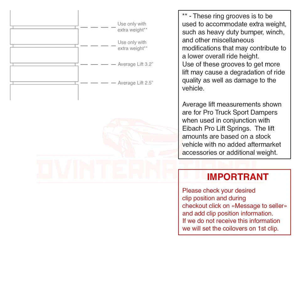 Eibach Pro Truck Front Coilovers 2.5" Lift for 2014-2018 GMC Sierra 1500 4WD - Image 2 of 2