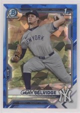 2021 Bowman Chrome Draft Sapphire Edition Brock Selvidge #BDC-24 0b7z